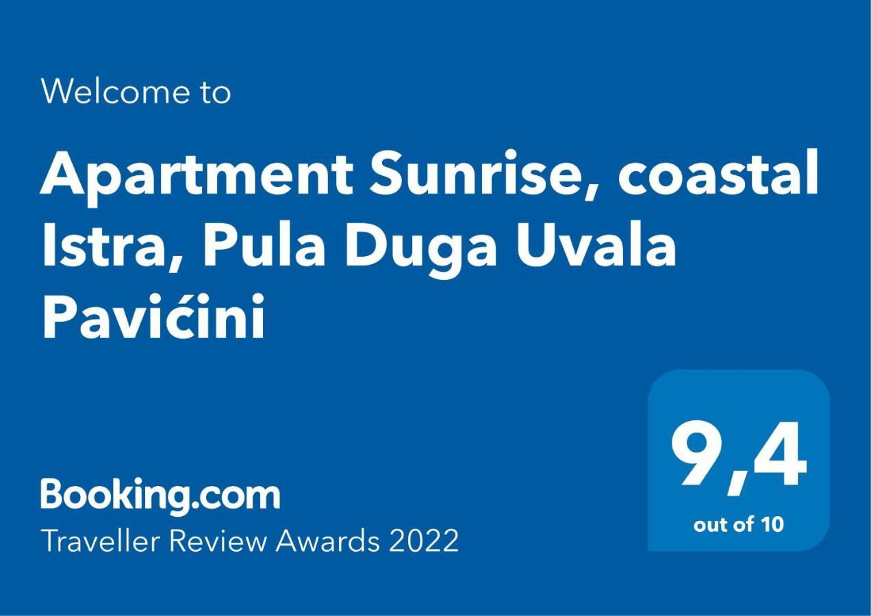 Apartment Sunrise, Coastal Istra, Pula Duga Uvala Pavicini المظهر الخارجي الصورة